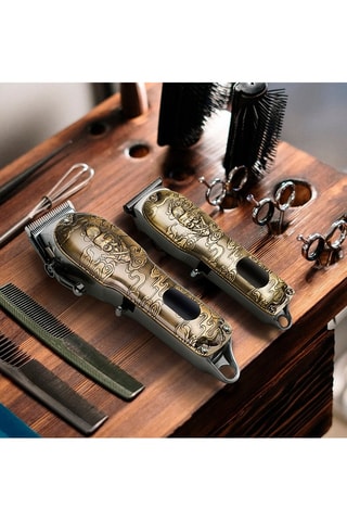 Tagliacapelli regolabarba con profilatore e accessori