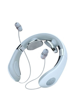 Casco massaggiatore collo - Bianco