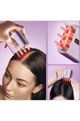 Applicatore per trattamenti per capelli a luce rossa