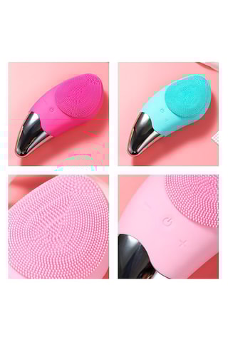 Spazzola detergente sonica viso - Rosa chiaro