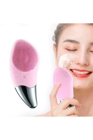 Spazzola detergente sonica viso - Rosa chiaro