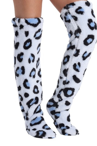 Calze - Leopardato blu