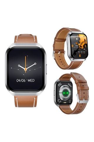 Smartwatch QS66 - Compatibilità Android e iOS - Marrone