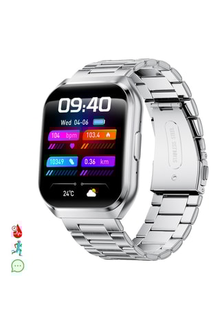 Smartwatch QS66 - Compatibilità Android e iOS - Grigio