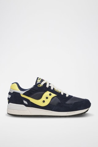 Nubuck Sneakers Shadow 5000- Marineblauw en geel