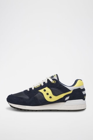 Nubuck Sneakers Shadow 5000- Marineblauw en geel