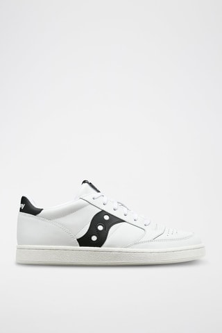 Leren Sneakers Jazz Court - Wit en Zwart