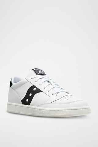 Leren Sneakers Jazz Court - Wit en Zwart