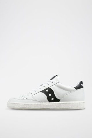 Leren Sneakers Jazz Court - Wit en Zwart