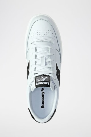 Leren Sneakers Jazz Court - Wit en Zwart