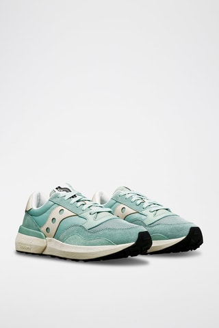 Nubuck Sneakers Jazz NXT- Turquoise en ecru