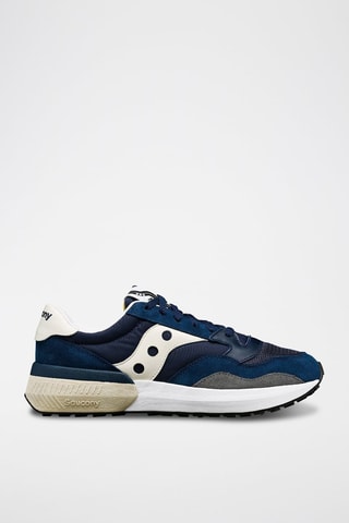 Nubuck Sneakers Jazz nxt - Marineblauw en Wit