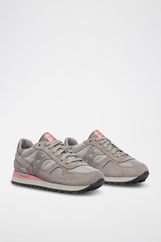 Nubuck Sneakers Shadow - Lichtgrijs