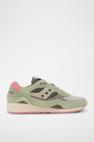 Nubuck Sneakers Shadow 6000 - Lichtgroen en Smaragdgroen