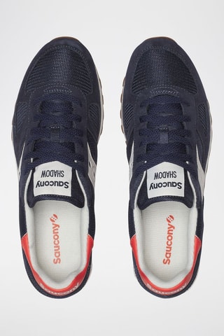 Nubuck Sneakers Shadow Original- Marineblauw en oranje