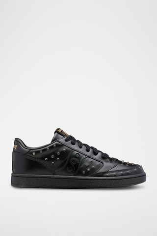 Zapatillas de piel Jazz Court - Negro