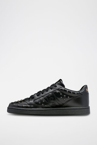 Zapatillas de piel Jazz Court - Negro