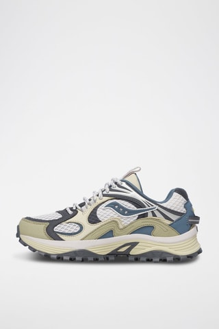 Zapatillas Grid Aura X - Caqui y azul marino