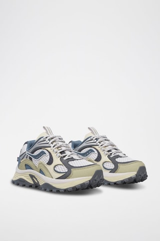 Zapatillas Grid Aura X - Caqui y azul marino