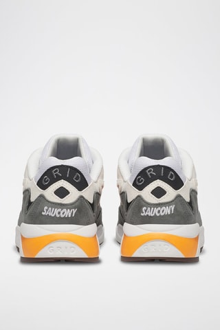 Zapatillas de nobuk Grid Shadow 2 - Gris y blanco