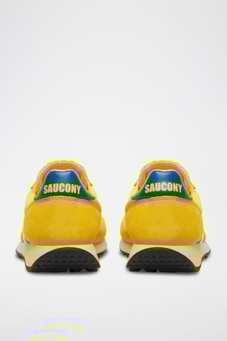 Zapatillas de piel Trainer 80 - Amarillo y azul rey