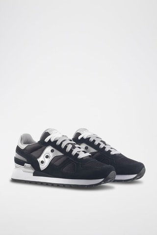 Zapatillas de nobuk Shadow Original - Negro y plateado