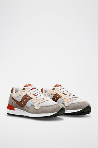 Zapatillas de nobuk Shadow 5000 - Gris y marrón