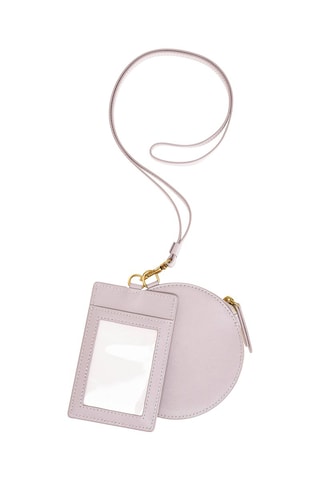 Pochette et porte-cartes - Lilas