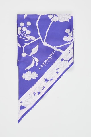 Bandeau en soie Kimono - Violet