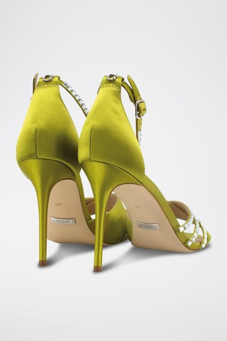 Sandales en soie Kadisha - Vert