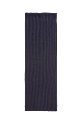 Echarpe en laine et cachemire - Bleu marine