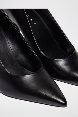 Escarpins en cuir d'agneau - Noir