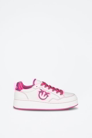 Baskets en cuir Blanc