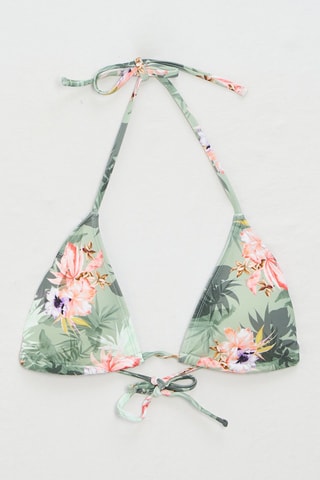 Haut de maillot - Vert d’eau et rose poudré