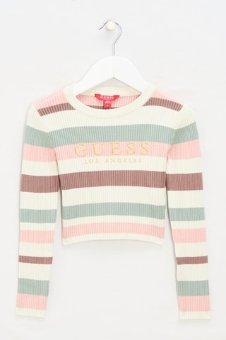 Pull Melodie - Rose et blanc
