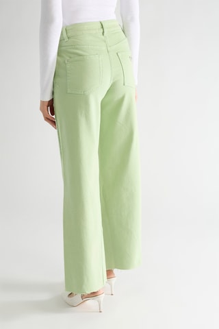 Pantalon straight taille haute Aventurine - Vert