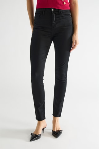 Pantalon skinny taille haute Tamara - Noir