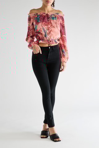 Pantalon skinny taille haute Tama - Noir