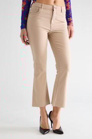 Pantalon flare 7/8 Arya - Taupe