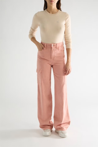 Pantalon cargo - Corail
