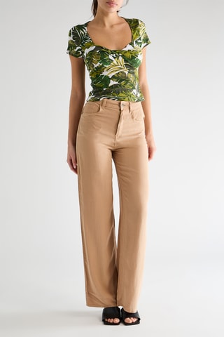 Pantalon palazzo Flavia - Taupe