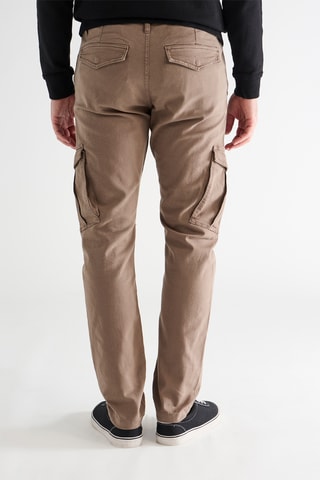 Pantalon cargo slim - Taupe