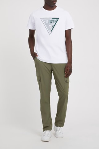 Pantalon cargo - Vert olive