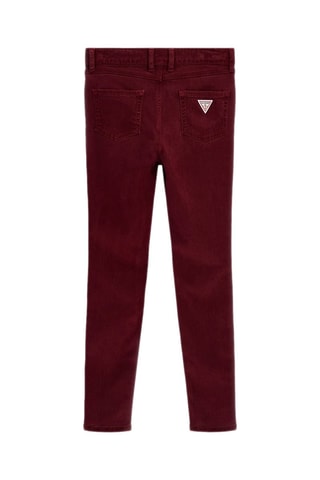 Pantalon skinny en velours - Bordeaux