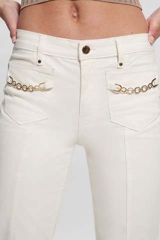 Pantalon bootcut - Blanc