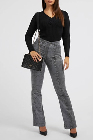 Pantalon palazzo - Gris