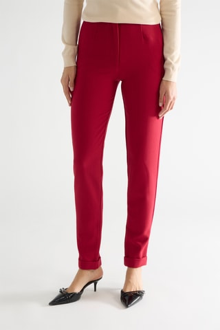 Pantalon regular Norah - Rouge