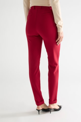 Pantalon regular Norah - Rouge