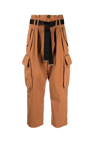Pantalon cargo - Marron