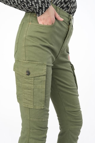 Pantalon cargo - Vert kaki